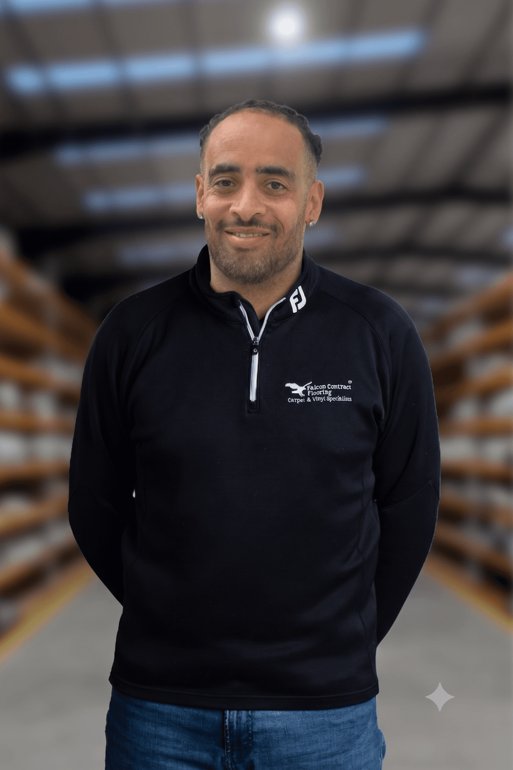 Simon Ledgister, Warehouse Operative at Falcon Contract Flooring
