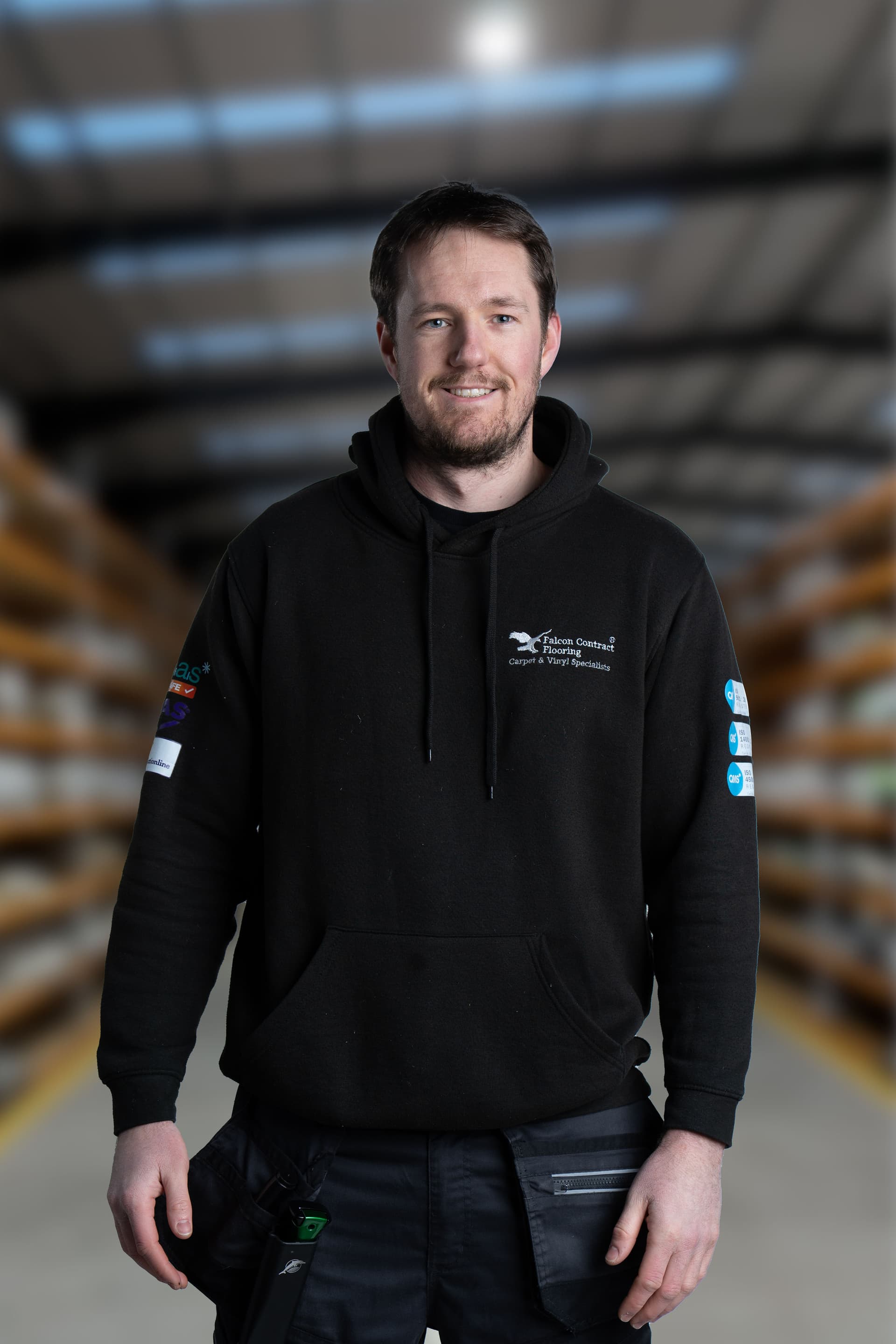 Joshua Butt, Warehouse Supervisor at Falcon Contract Flooring